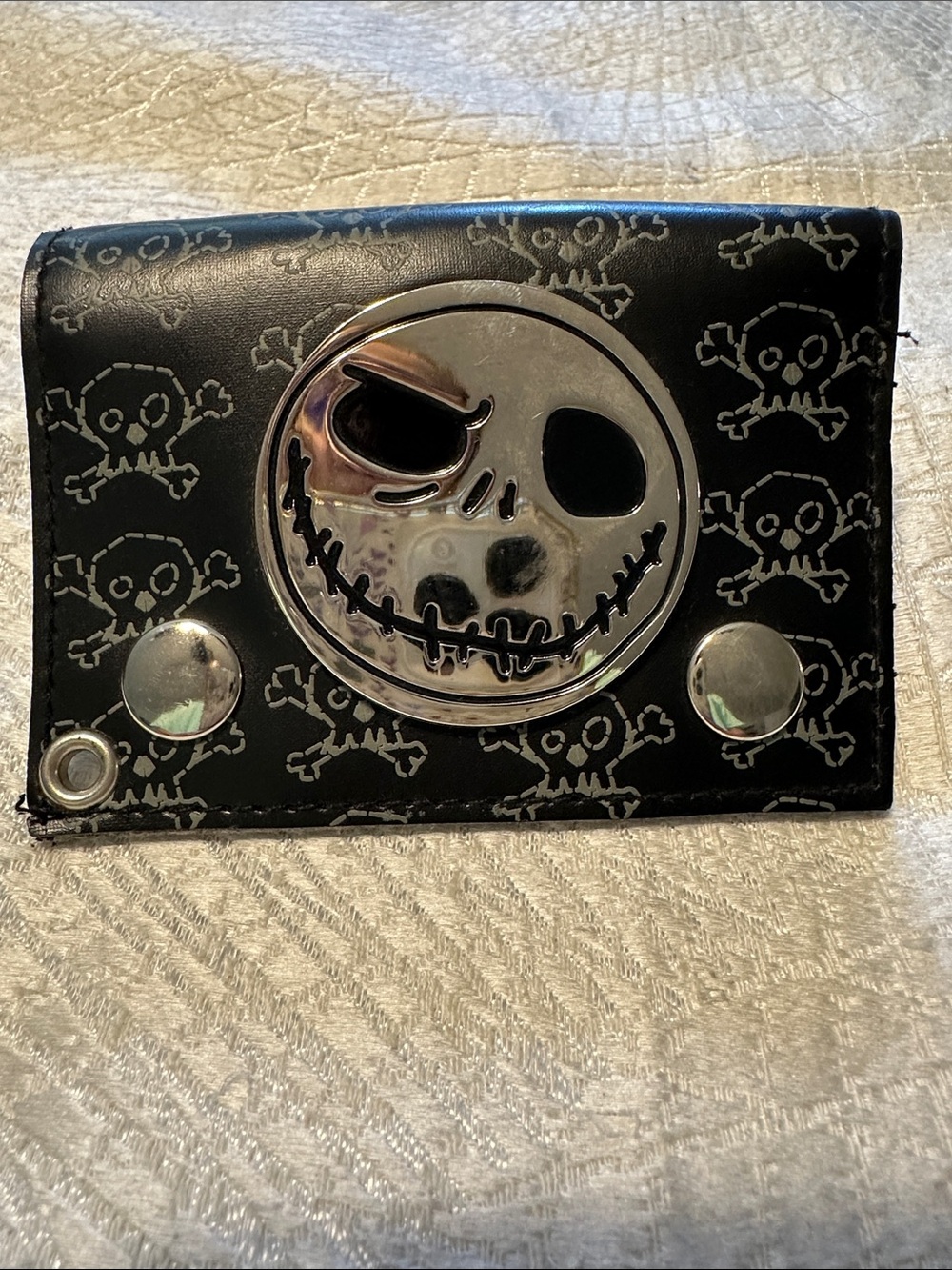 Tim Burton Twas the Nightmare Before Christmas Snap Wallet